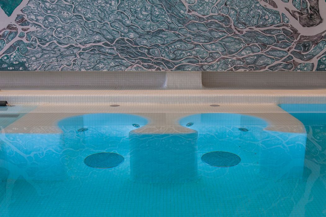 Piscina del spa en Hotel Stic (Ibiza)