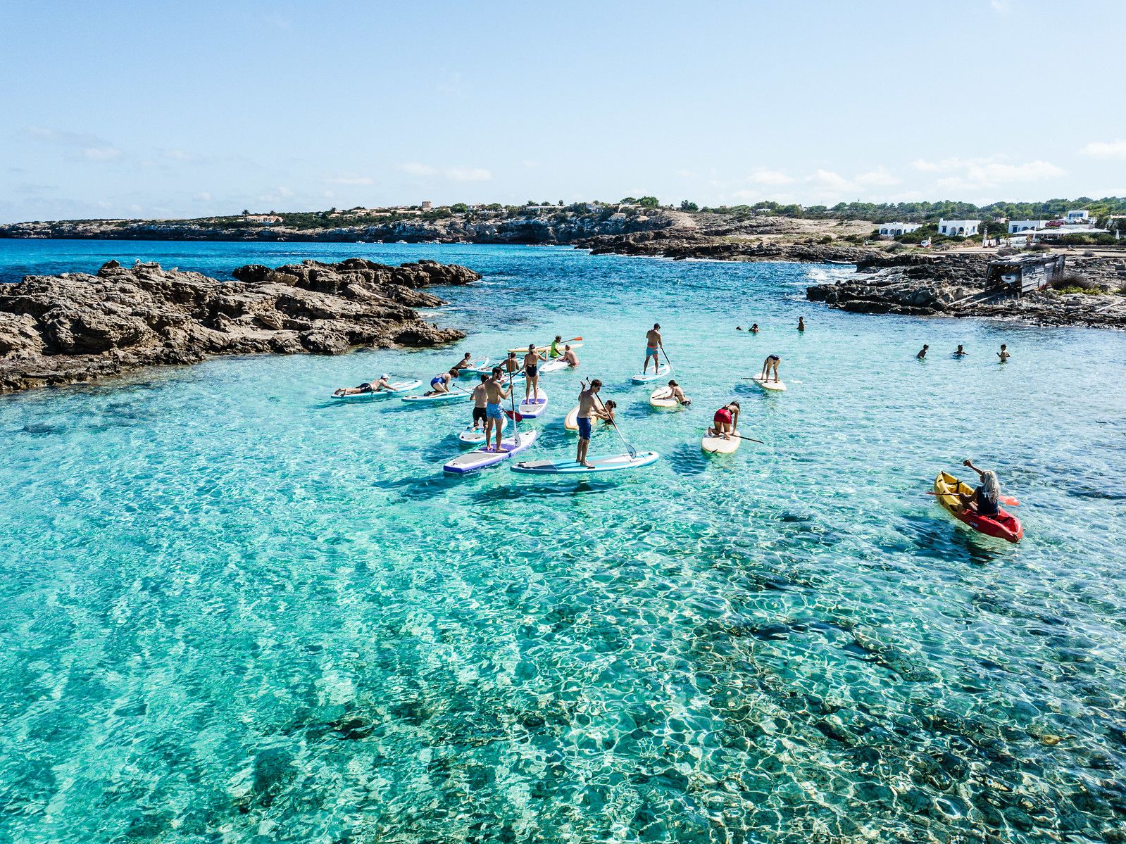 Cliff jumping Ibiza for kids