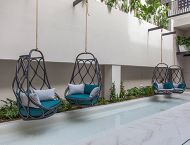 Outdoor area of the spa area at Hotel Stic Urban 